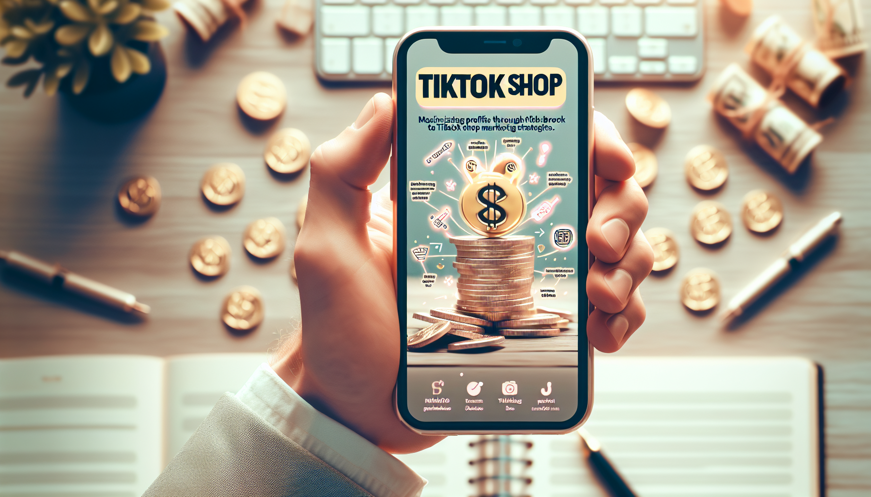 収益を最大化するためのTikTok Shopマーケティング戦略のイメージ画像